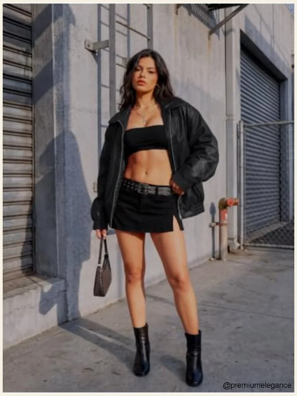 Oversized Faux Leather Moto Bomber Jacket - Vegan Leather, Butter-Soft